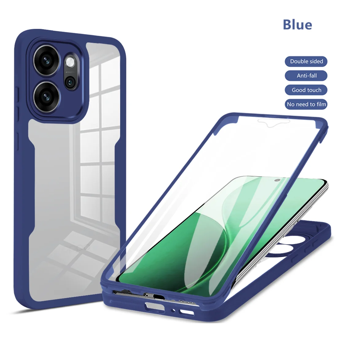 Enhanced Shockproof Full Body Protection Case with Screen Protector Shell