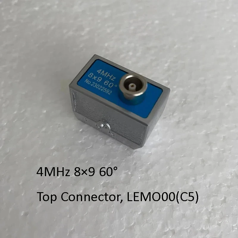 Angle Probe Transducer Top connector 4MHz 8x9 8*9 45/60/70 Degree