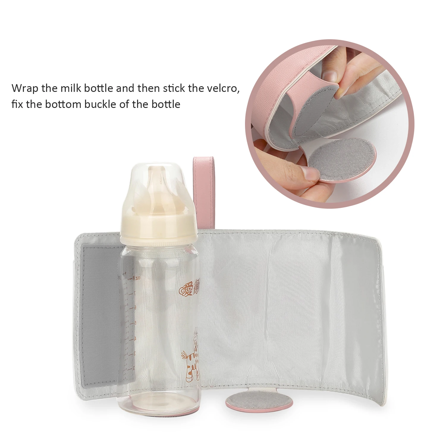 3 Temperature Adjustable Portable Baby Bottle Warmer, Portable Car Travel Bottle Warmer USB Milk Heat Keeper Baby Bottle Warmer 6