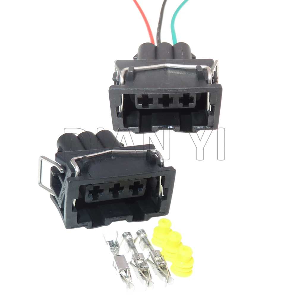 

1 Set 3 Way Starter Car Waterproof Sockets For VW Audi 357972753 357 972 753 Automotive Coil Connector With Cables