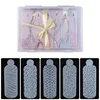24Pcs Touch Reusable Silicone Molds for Dual Nails Forms Creating Relief Design on Nails Forms Acrylic Prolong Manicure Tool 4
