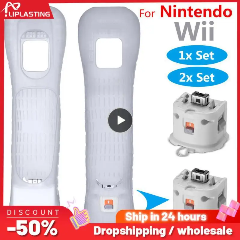 Telecomando Integrato Motion Plus Per Controller Wii Telecomando Wii Nunchuck Controller Wireless Gamepad Controle