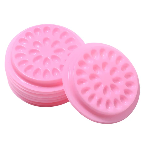 eyelash extension tools Glue Holder lashes accessories  Extension Pallet Pads Plastic Gasket For Eyelash Extensions