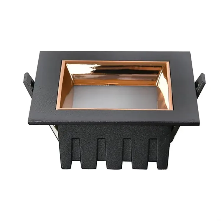 Square Anti-glare Recessed LED Downlight Lamp 9W 12W 15W 18W 24W 36W Dimmable Ceiling Spot Panel Bulbs Home Store Lighting
