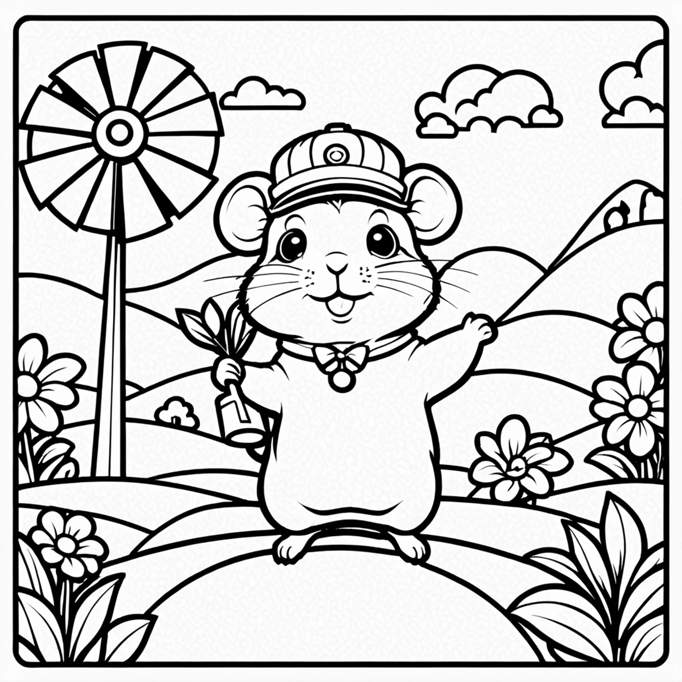 FUN TIMES Bold-easy Patterns Coloring Book for Adults Cute Drawing Book Perfect Gift for Party and Birthday 5