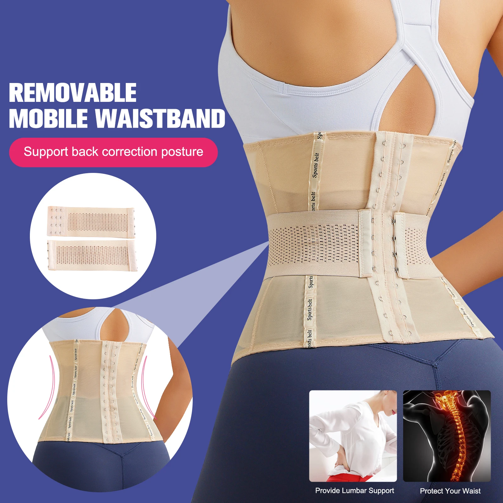 COIF Belly Compression Belt Tummy Tucker Belt Provide Slimming