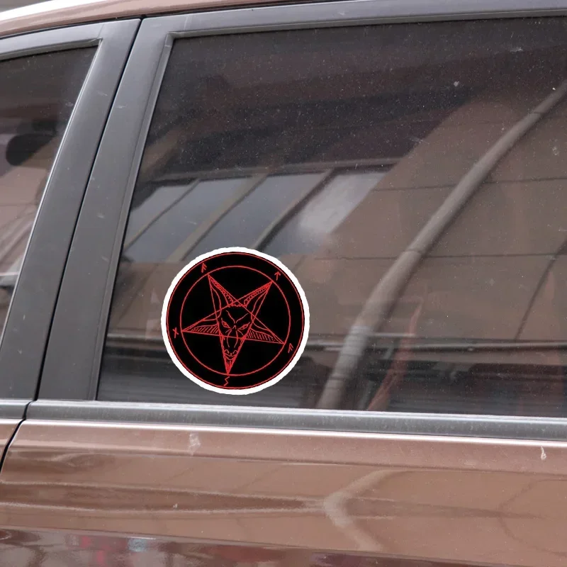 Satan Devil Demon Evil Hell Car Sticker Reflective Funny Decal PVC 10.2cm*10.2cm
