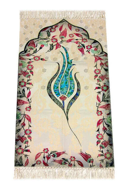 

The Laleli Marbled Prayer Rug Turquoise Muslim Islam Sheet Prayer Mat Holy Quraan Islamic Mats