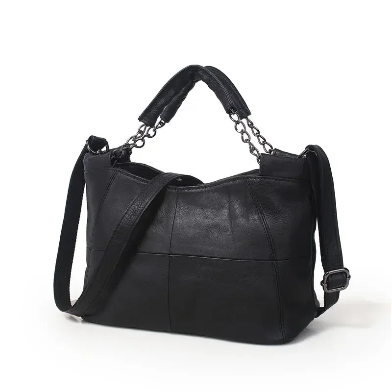 Fashion Top Grain Genuine Leather Women Handbags Girl Lady Shoulder Messenger Bags Female Tote M8920
