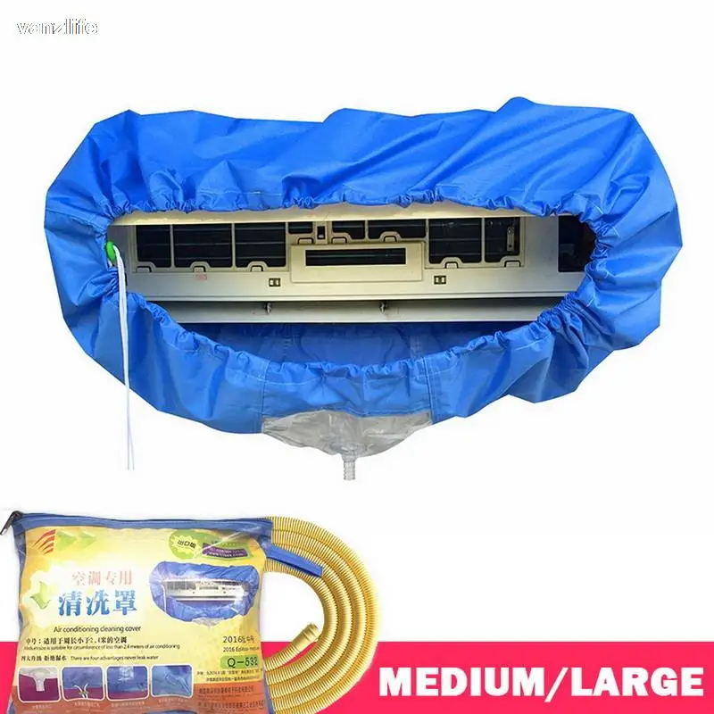 Kit de nettoyage de climatiseur 8/6/1 pièces, housse anti-fuite, ensemble complet de nettoyant pour climatiseur avec tuyau d'eau et outils de nettoyage  15