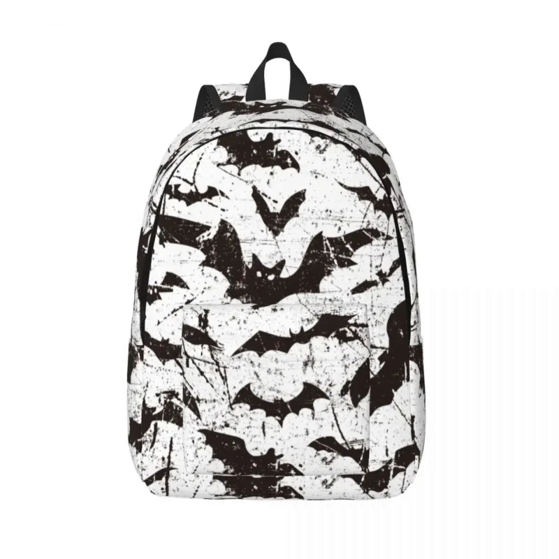 Halloween Bats Backpack for Boy Girl Kids Student School Bookbag Daypack Kindergarten Primary Bag Gift