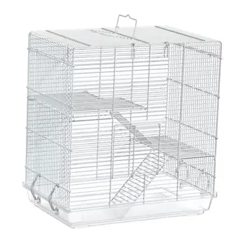 Metal Wire Bird Cage with Handle Play Cage Decor Tabletop Parrot Cage Birdcage for Lovebird Budgies Parrots Pigeon Ringneck