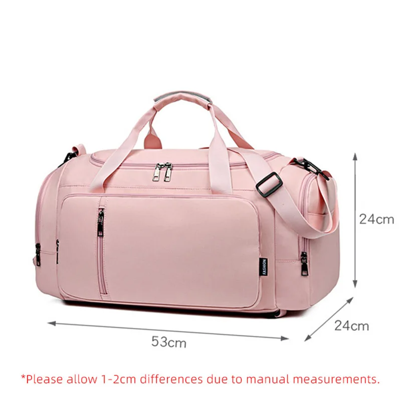 Fitness Gym Travel Bag Sports Handbag Women Men Dry Wet Shoes Pocket Single Shoulder Crossbody Swimming Yoga Backpack Duffel Bag