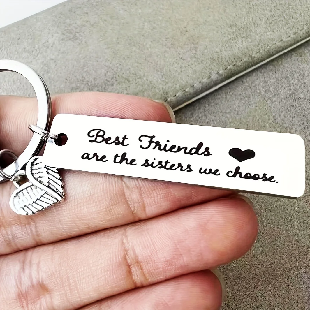 Best Friend Gifts for Women - Friendship Keychain BFF Birthday Christmas Gift for best friend Women female