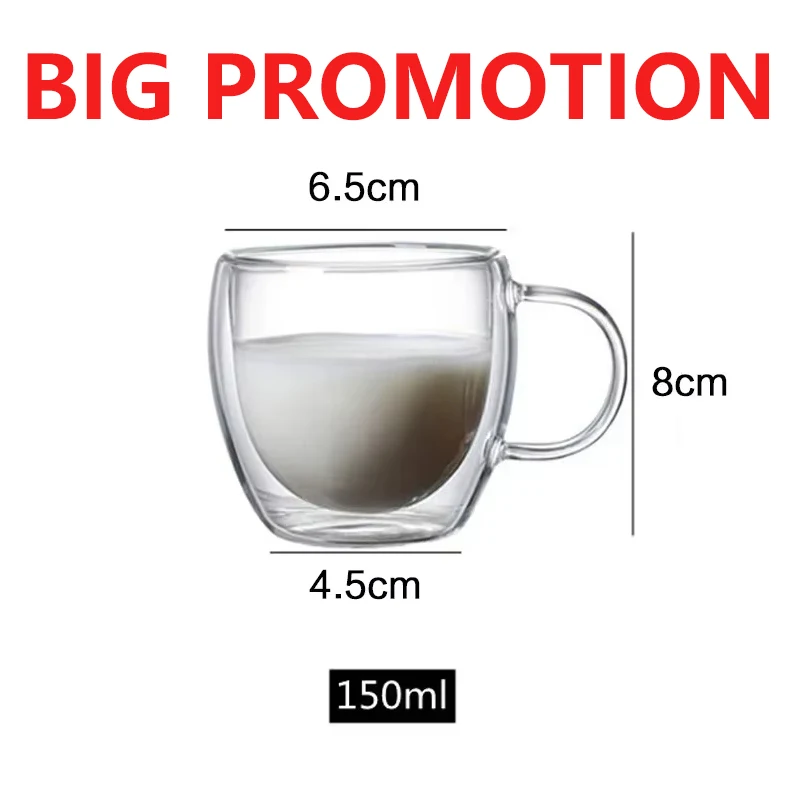 Double-Walled Thermal Glass Drinkware Set