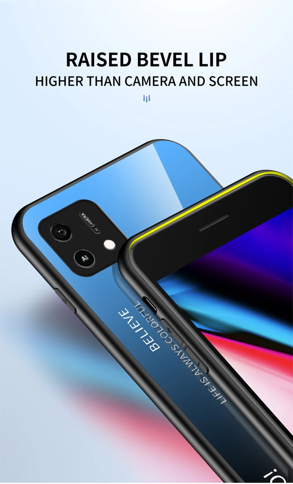 Luxury Mirror Tempered Glass Phone Case For Oppo Series_voghion.com