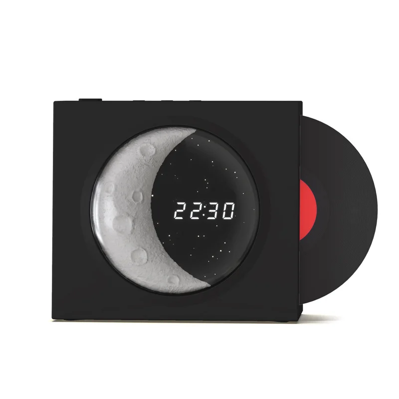 

Виниловый небольшой динамик Moon clock с Bluetooth