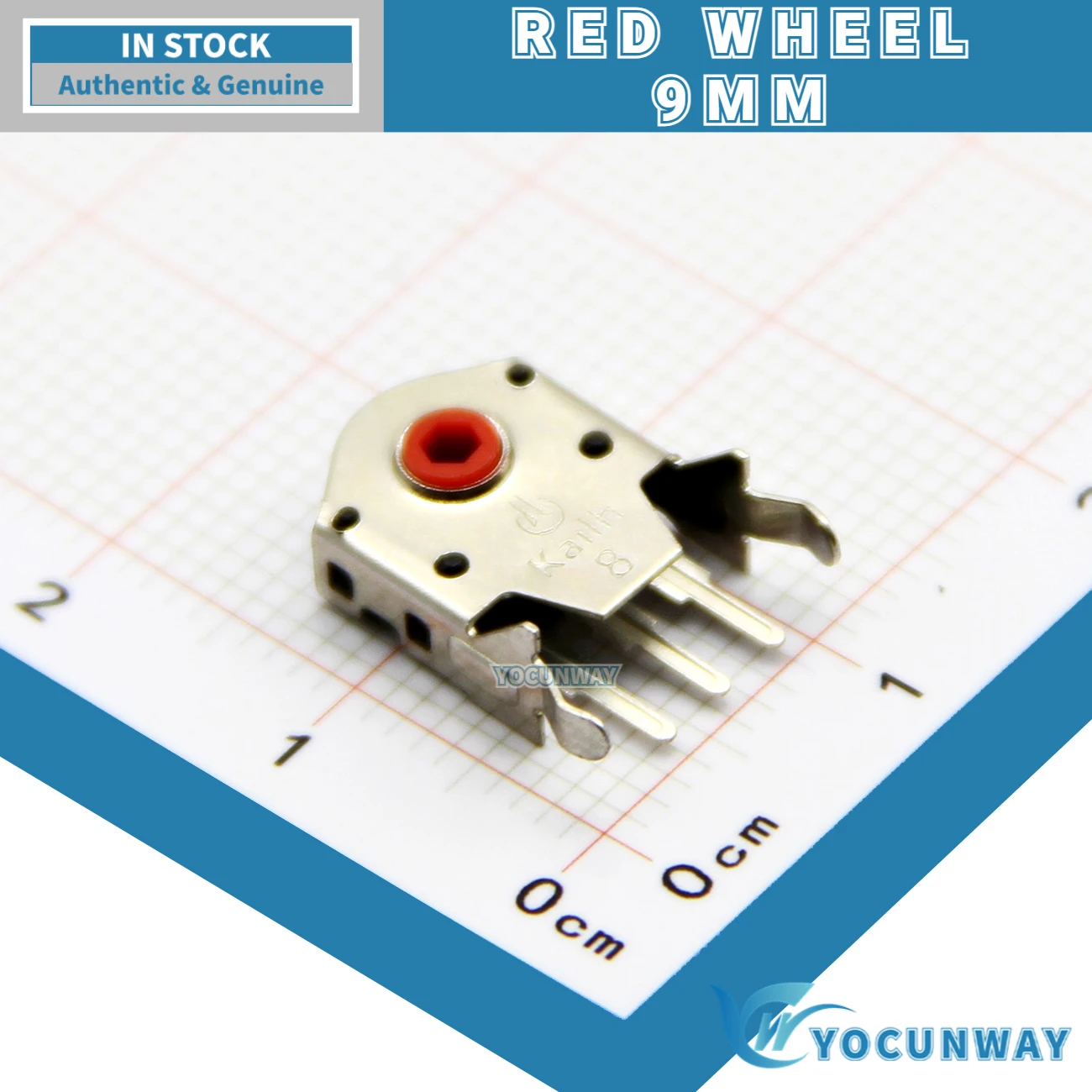 KAILH 5-7-8-9-10-11mm rotary mouse scroll wheel encoder with 1.74mm hole mark 20-40g force PC mouse 5Pcs-100PCS mouse scroll wheel encoder