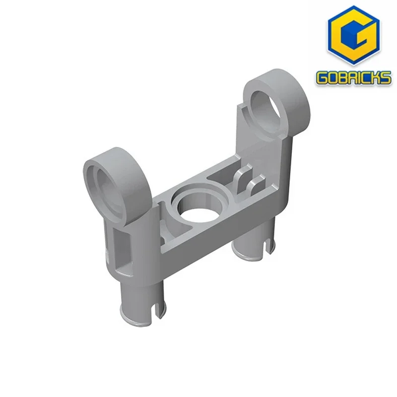 Gobricks Gds-1006 Tecnico, Connettore Pin Giunto A Levetta Liscio Doppio Con 2 Pin Compatibile Con Lego 48496 Fai Da Te Per Bambini