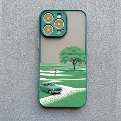 Countryside Green Scenery Phone Case - Field Edition - iPhone 12 Mini (Green LYY 1)