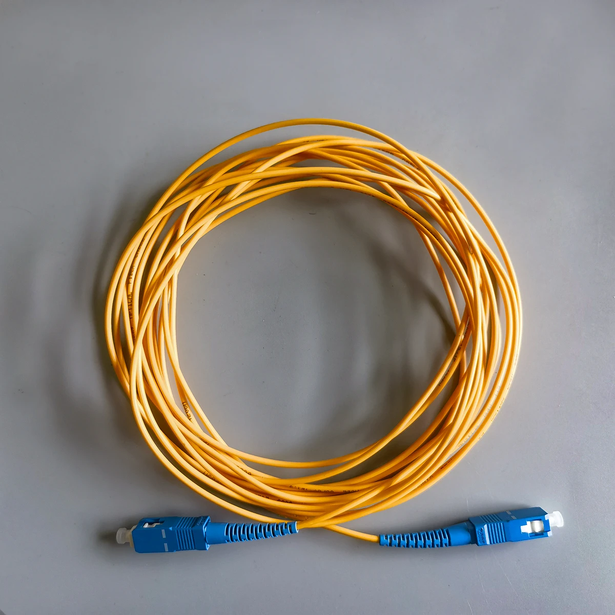Fiber Optic Cables 3M/5M 2.0mm SC/UPC-SC/UPC Single Mode Fiber Patch Cable FTTH Indoor Extension Cord Free Adapter
