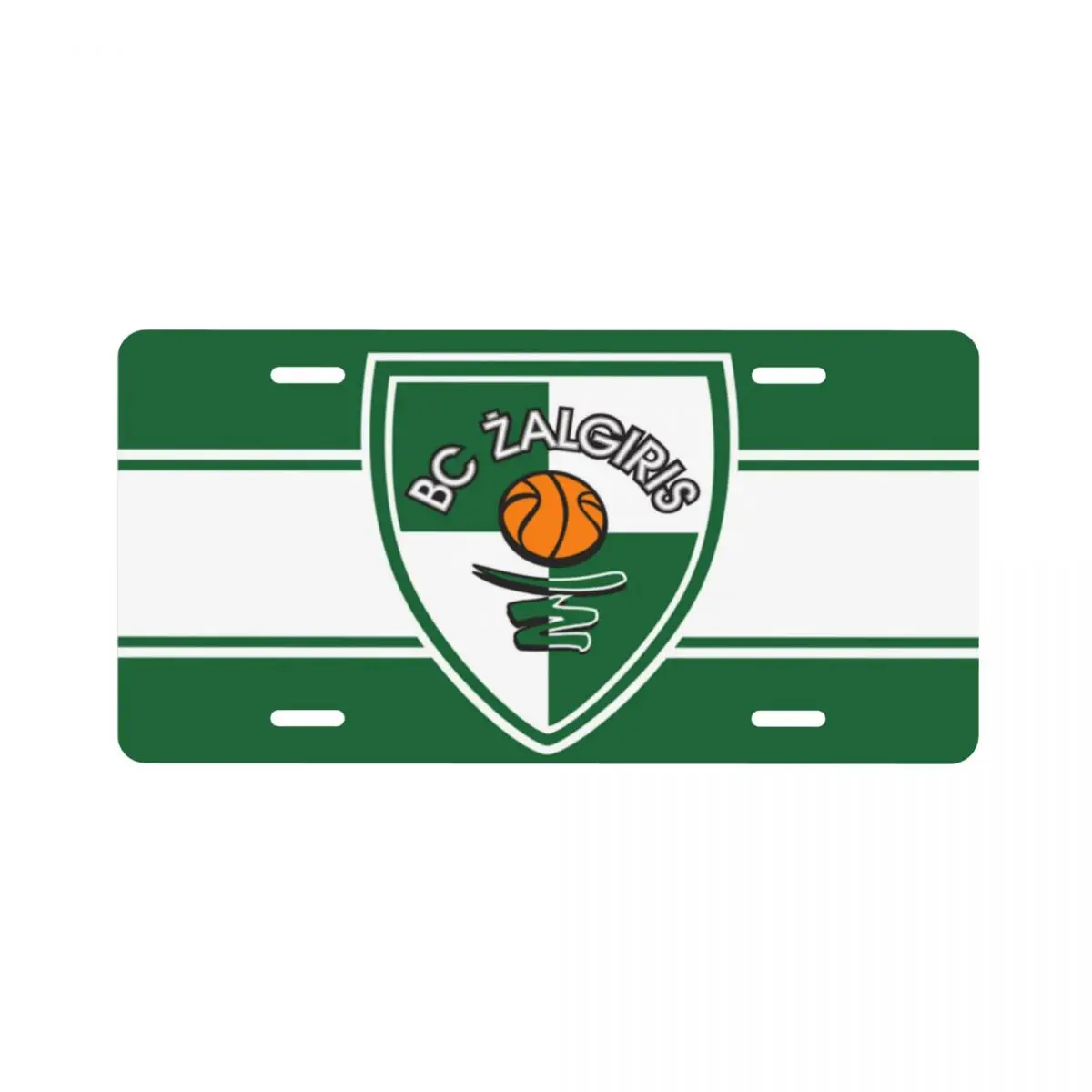 

Lithuania BC Zalgiris 6inX12in car license plate decoration