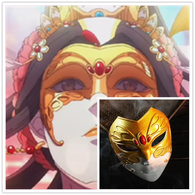 

Anime Tian Guan Ci Fu Heaven Official’s Blessing Prince Yueshen Xie Lian Cosplay Unisex Mask Full Face Costume Halloween Party