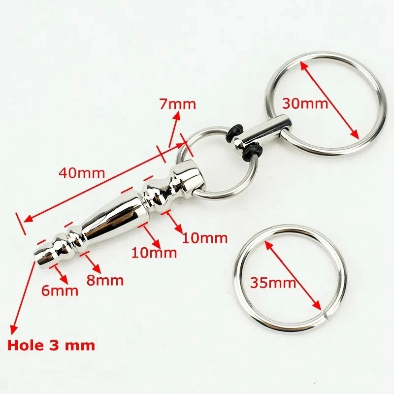 Male Urethral Sound toys Stainless steel Penis Plug Stretching Chastity Sounding Urethral Catheter Dilators Sex Toys For Men 18+