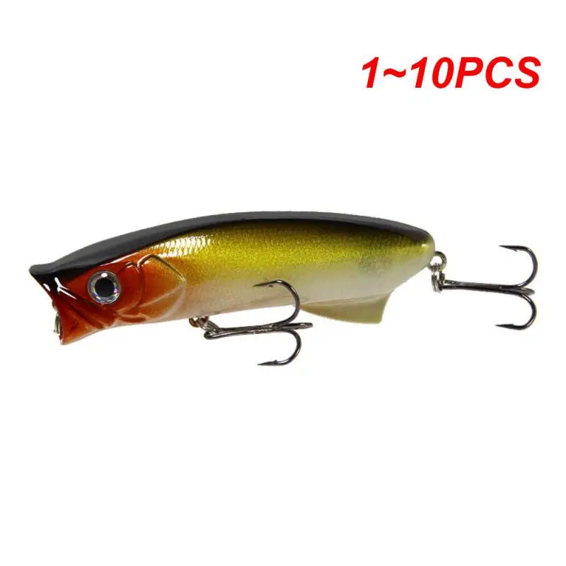 

1~10PCS Luya Bait 8cm/11.3g Hard Bait Sea Fishing Topwater Floating Cocked Mouth Fishing Supplies Simulation Fake Bait