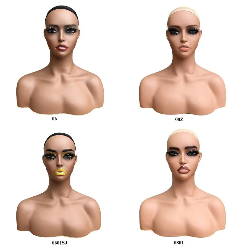 black-lip-makeup-pvc-female-mannequin-head-with-bust-display-for-wigs-women-head-model