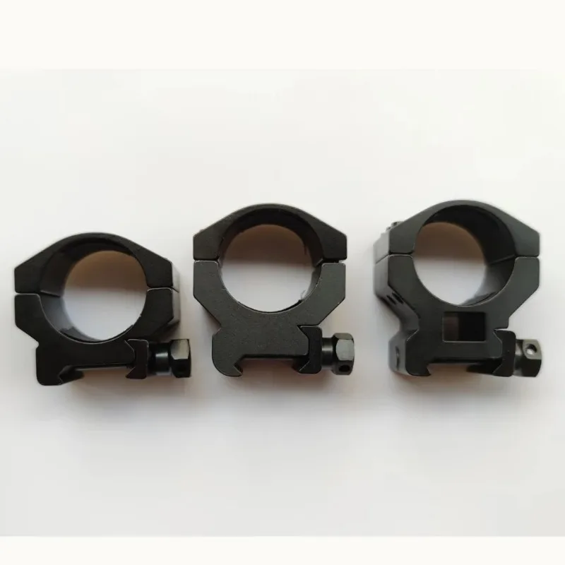 30mm 2PCS/SET Tacitcal Scope Wide Ring Mount Picatinny Rail Base Rifle Hunting Flashlight Holder High Medium Low Airsfot Wargame Rifle Scope Mount Ring