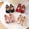 Kids Leather Shoes Girls Bow Sweet Princess Single Shoes Spring Autumn New Casual Flats Soft-soled Baby Shoes H609 3