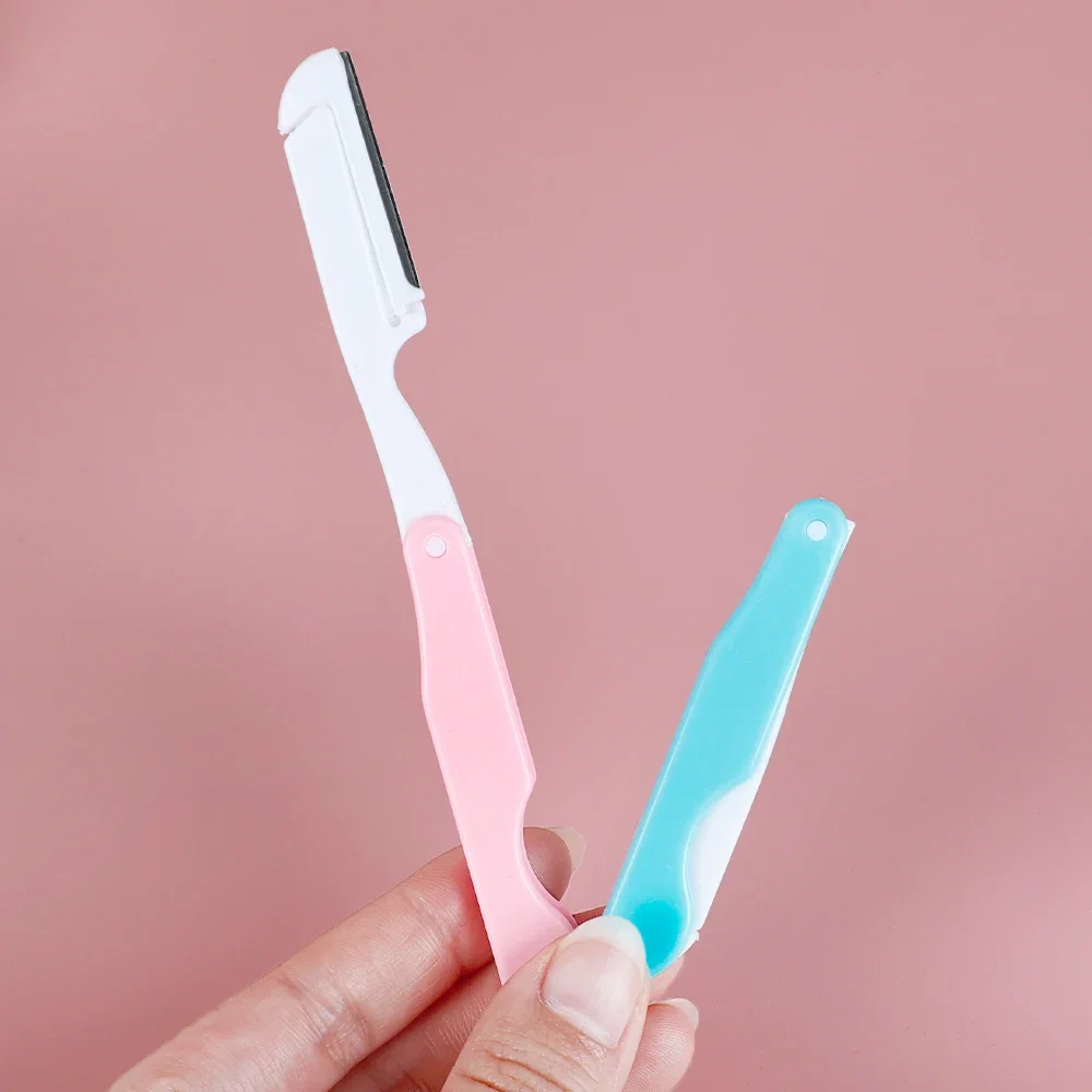 Eyebrow Trimmer Eye Brow Razor Stainless Steel Safety Face Blade Epilation Hairs Brow Removal Shaver Woman Portable Makeup Tools