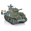 Henglong Toucanhobby DIY 1/16 7.0 Plastic M4A3 Sher3898 360�� Turret Barrel Recoil RC Tank 3