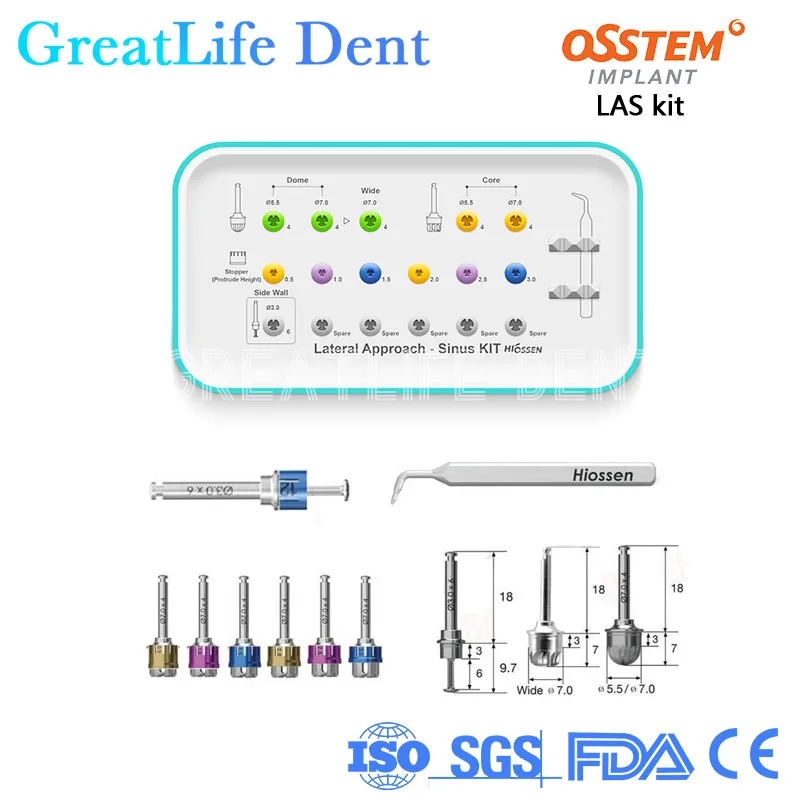 

GreatLife Dent Osstem LAS Kit, устройство для бокового подъема воды