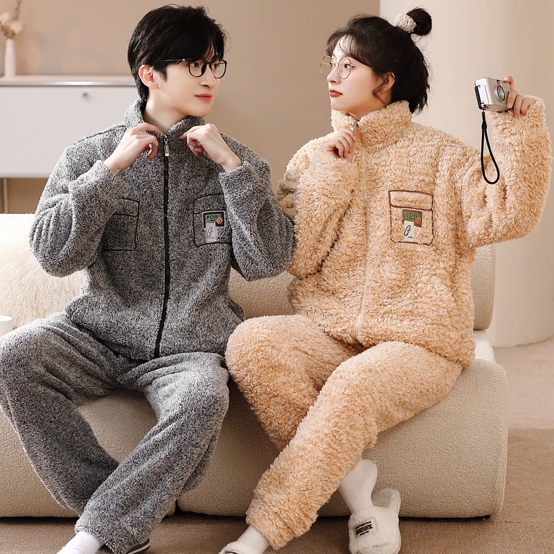 Couple Pajamas 2022 Korean Style Pajamas Women's Autumn And