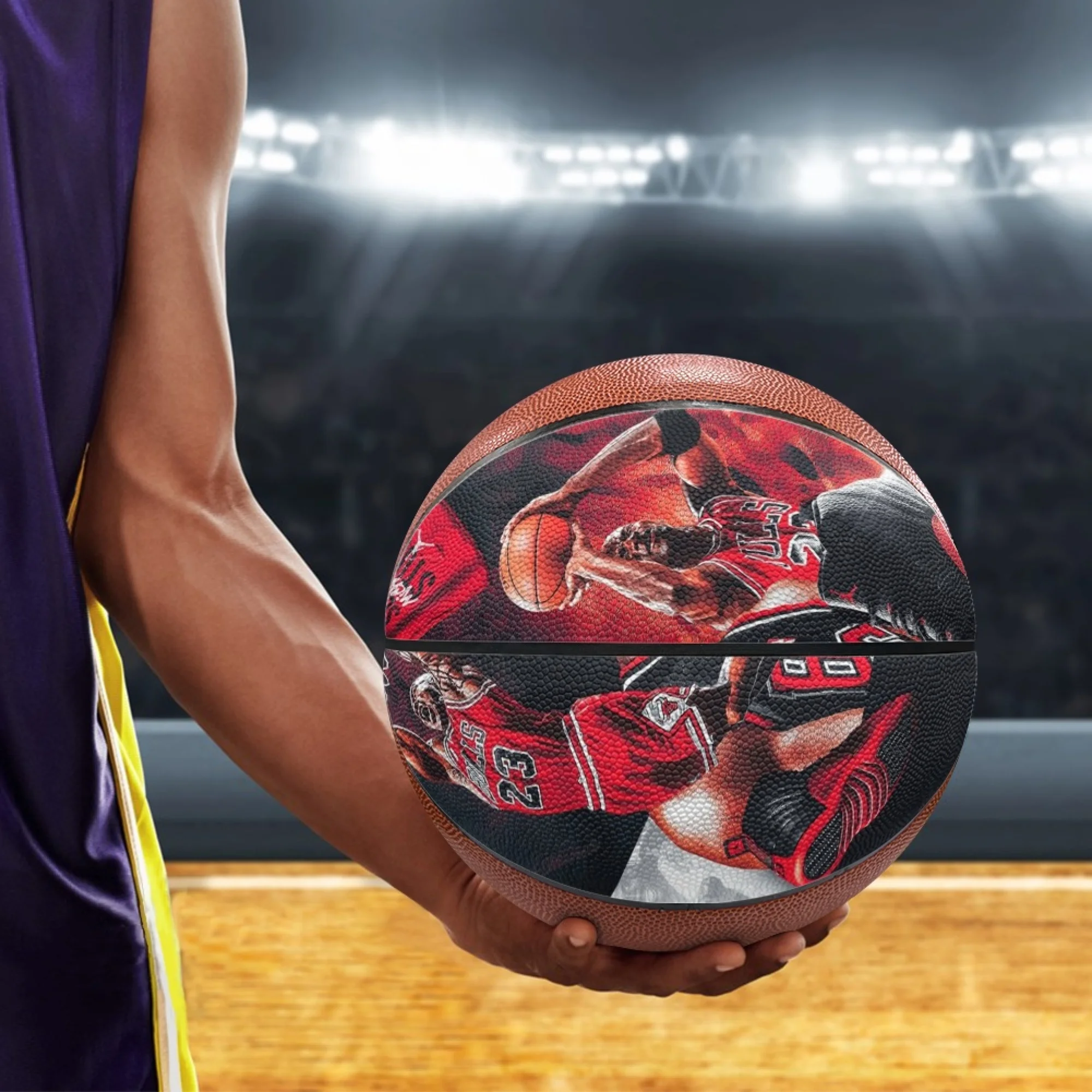 Men and Youth Basketbal Custom Brand New High Quality Basketball Ball Custom Size Leather Outdoor Indoor Game Training 2