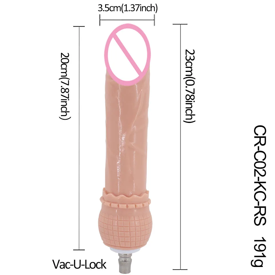 FREDORCH NEW Sex Machine Big Dildos VAC-U-LOCK Vibrator For Women Attachments Toys for Adults Realistic sex machine dildo