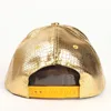 Unisex Dollar Style Baseball Caps Fashion Adjustable Hip-hop Hats PU Leather Flat Brim Snapback Hats Sun Visor 4