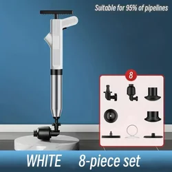 Professional Pipeline Dredging and Unblocking Tool Set (White)