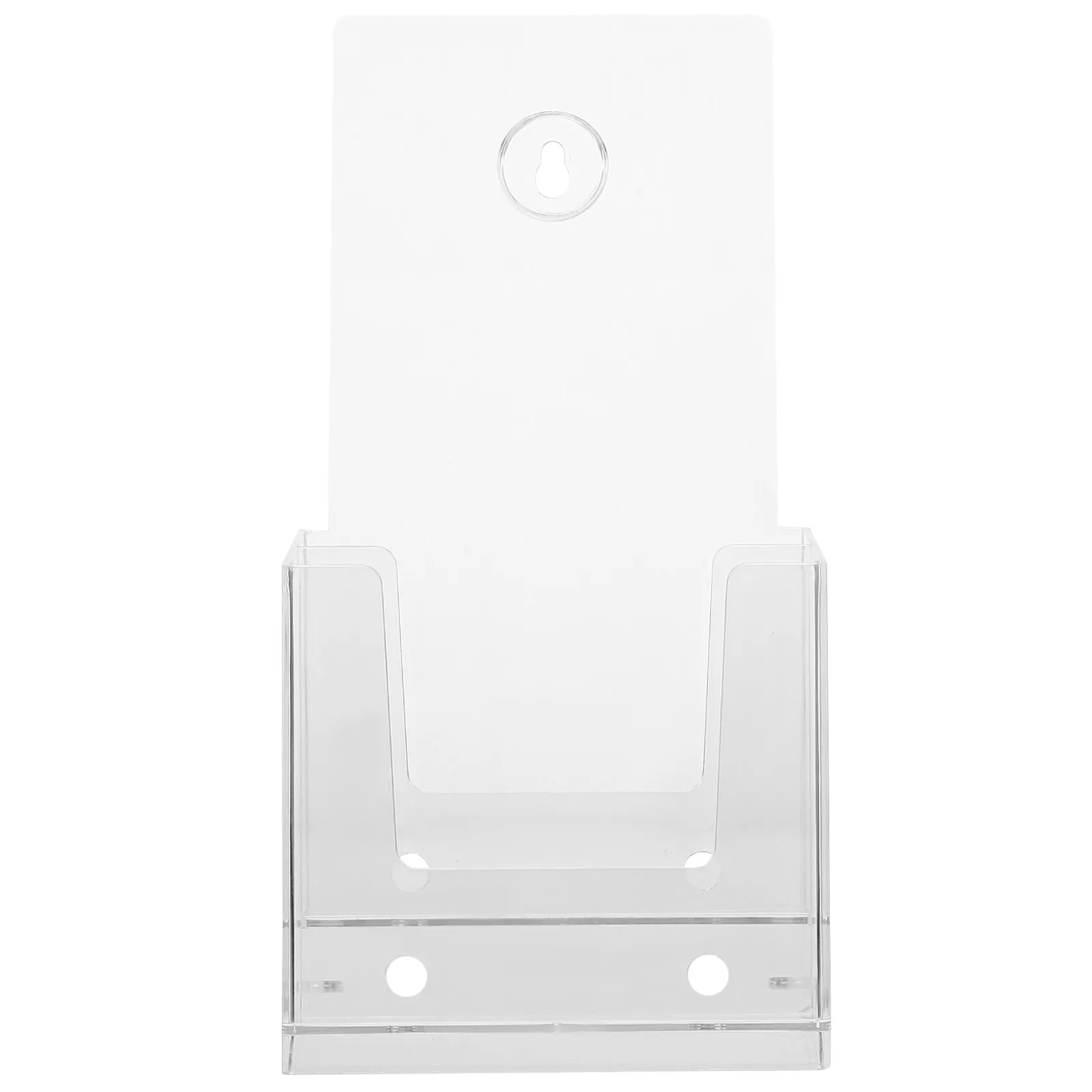 벽걸이형 다층 아크릴 브로셔 홀더 데스크탑 스탠드 투명 리터러처 정리함 파일 랙 문서 정리함