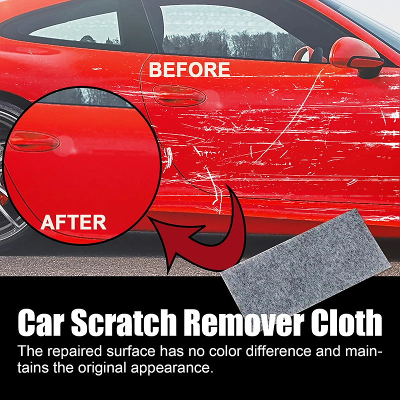 12pcs Nano Sparkle Cloth Magic Car Scratch Remover Car Polise Cleaning Nanosparkle Cloth For Vehicles Paint Deep Scratches