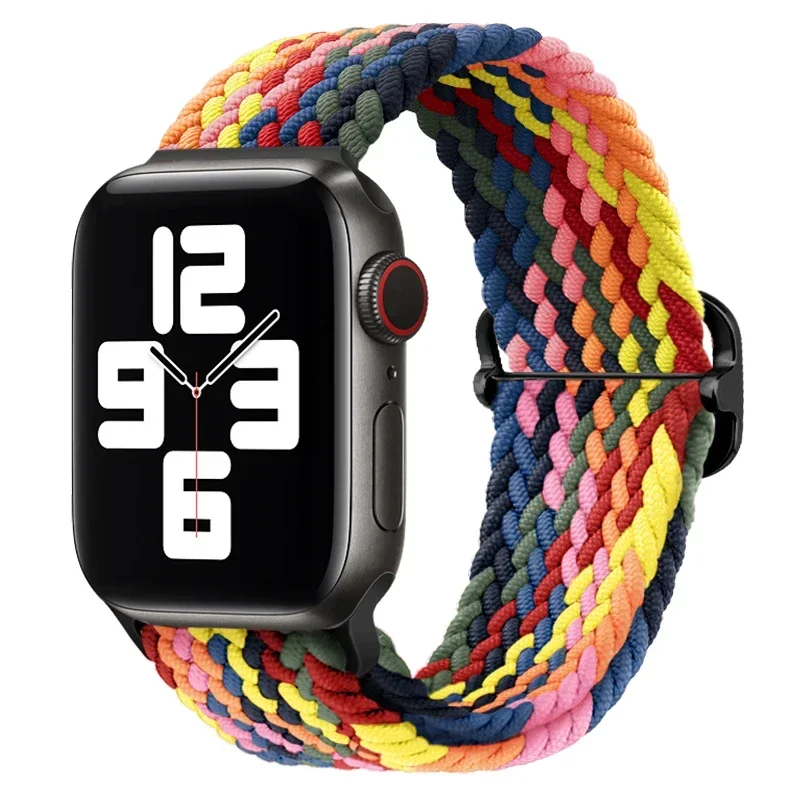 Nylon Braided Loop Strap - Elastic Bracelet