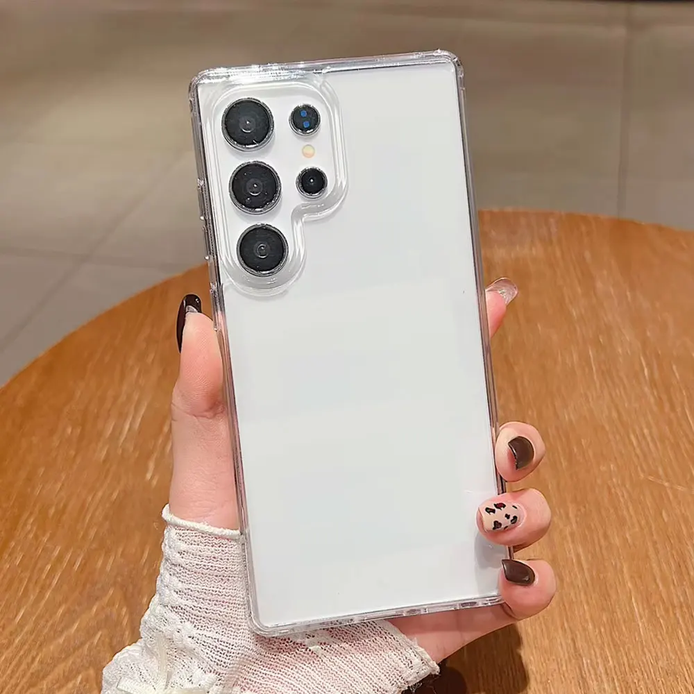 Premium Clear Acrylic Protective Case - Luxury Transparent Hard Cover