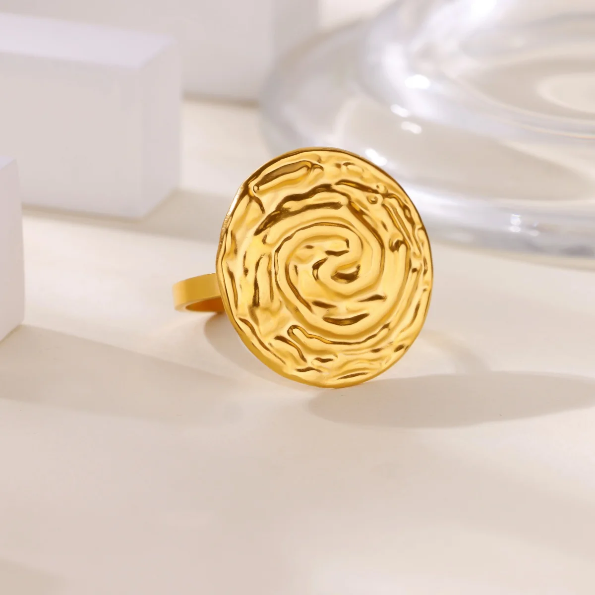 Unique Swirl Design Ring for Women
