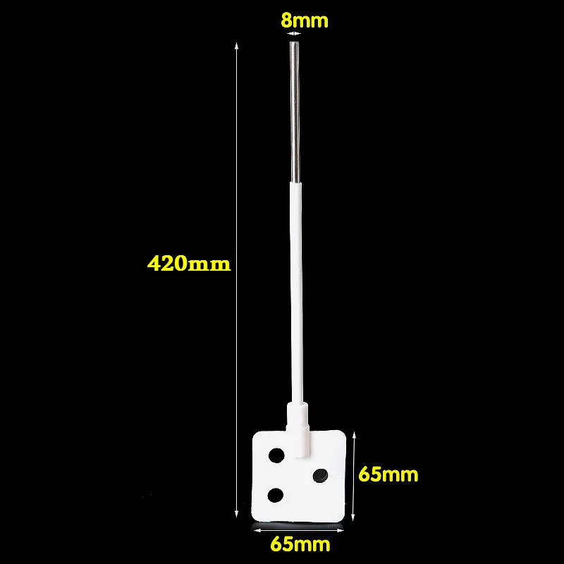 Paddle Stirrer PTFE Stir Bar Use For Medium & High Speed Mixing Shaft Length 420 mm Stir Diameter 65 mm PTFE Coated 1 PCS