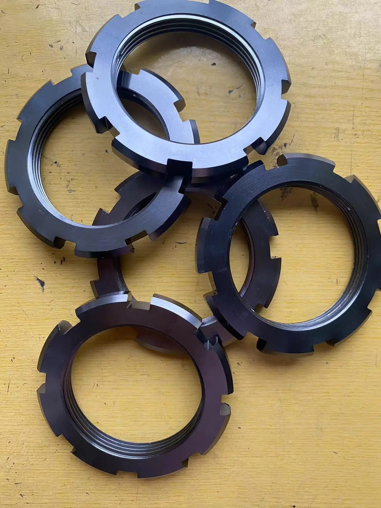 1pc Aluminum Coilover Locking Nut size Tr52x2mm Tr Thread Teeth some Hr Coilover Coilover Spare Parts