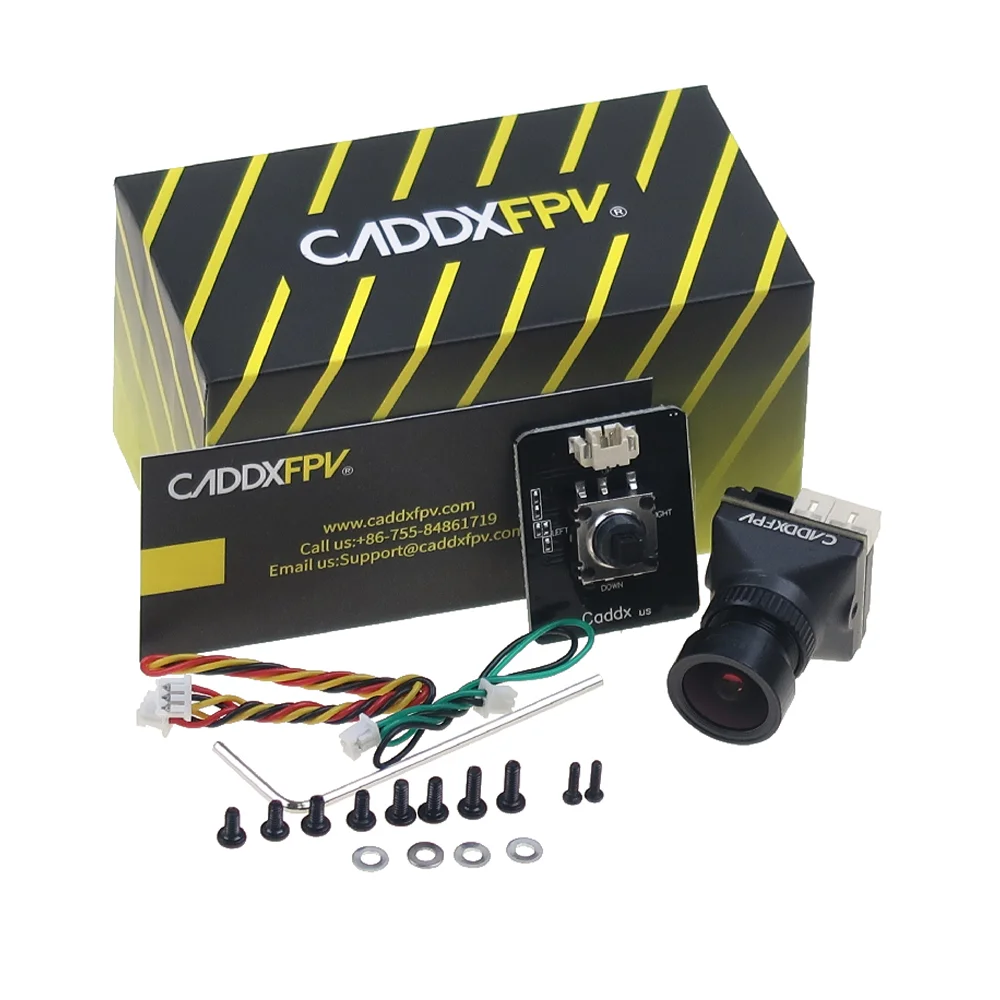 Камера Caddx Ratel PRO FPV 1500TVL 16:9/4:3 NTSC/PAL FOV125° Ночная камера с черной подсветкой для FPV-дрона CADDXFPV thumbnail 6