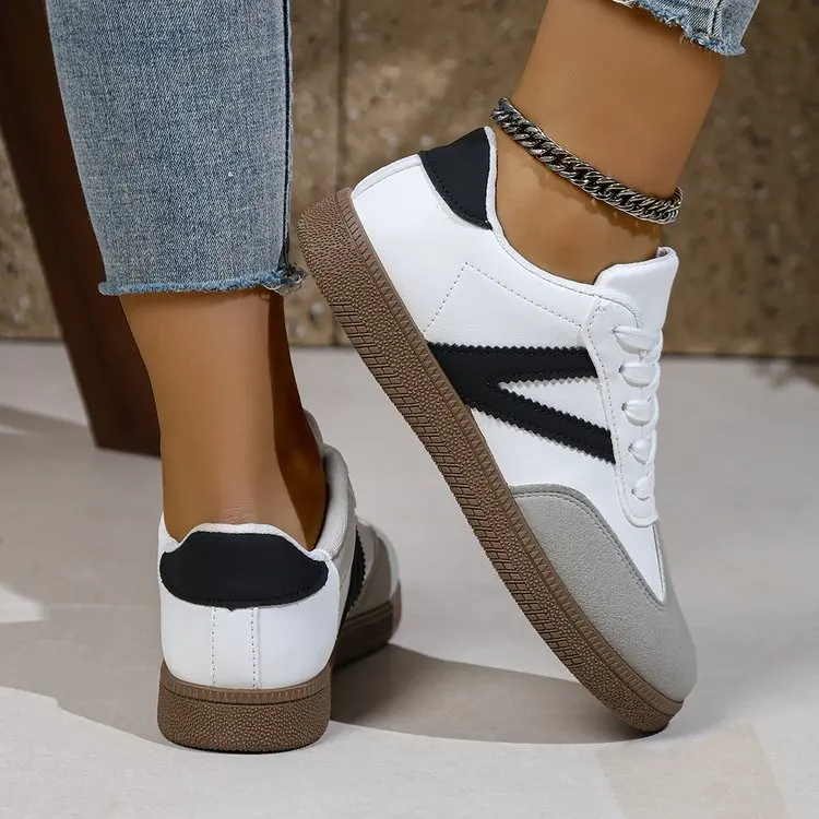 Damen-Sneaker 2026: Trendige, bequeme Schnürschuhe für Freizeit, Tennis, Walking und Jogging – atmungsaktiv – Detail 26