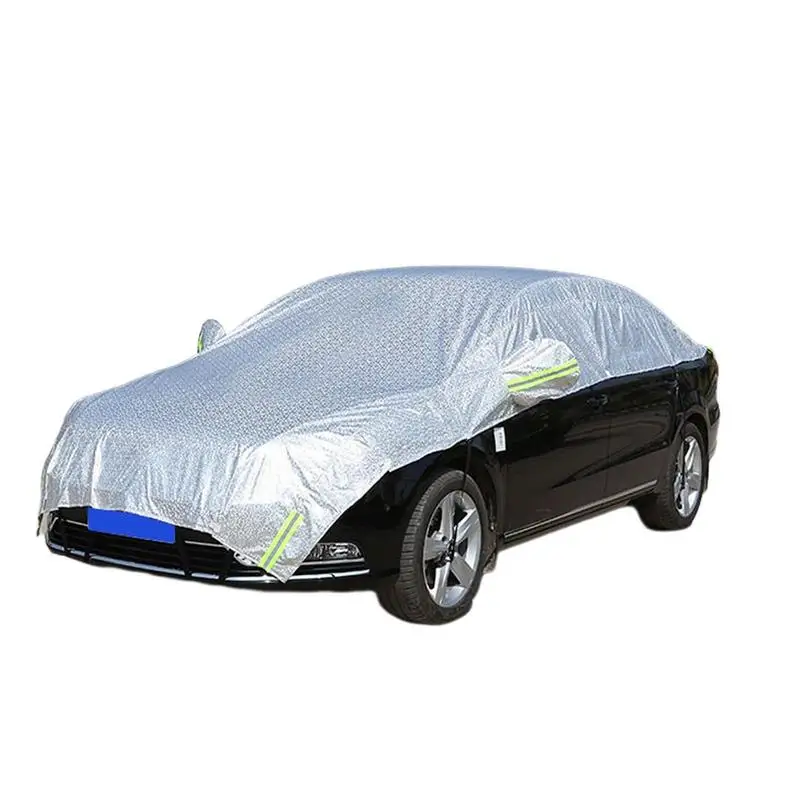 

Universal Car Sun Shade Cover Waterproof Outdoor Cover Sun Rain Uv Protection Dustproof Snowproof Coated Cover For Car Body
